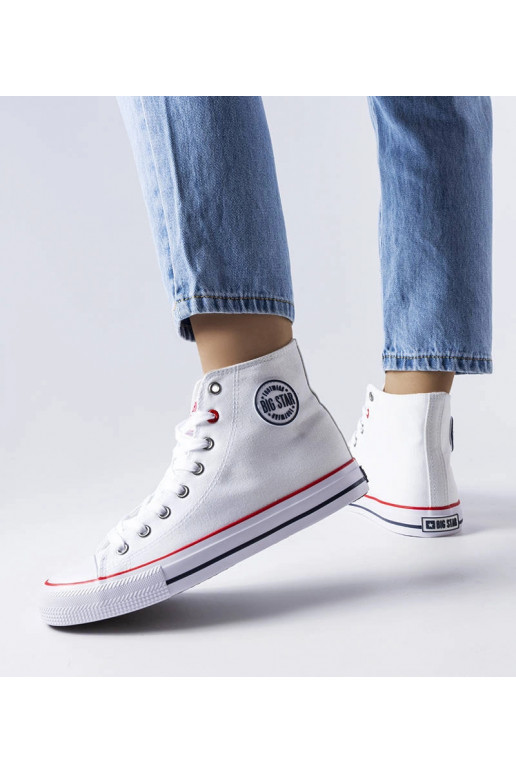 Hvide high-top sneakers T274026101