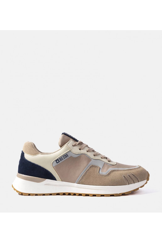 Beige ruskind sneakers Big Star LL174123