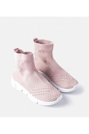 Pink strømpesneakers fra Olot 2