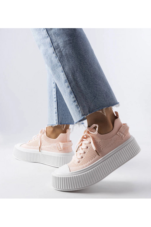 Jardine Pink elastiske sneakers Jardine Pink elastiske sneakers