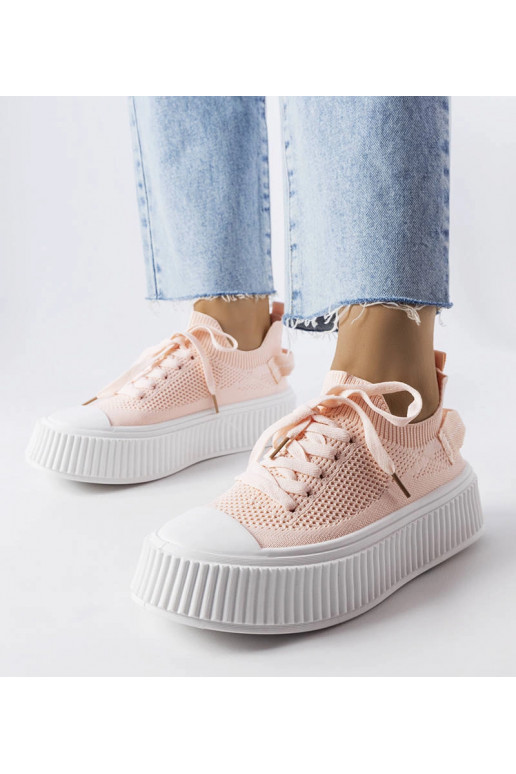 Jardine Pink elastiske sneakers Jardine Pink elastiske sneakers