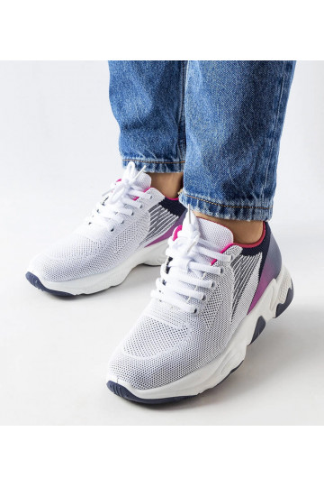 Hvide og marineblå Galatee...