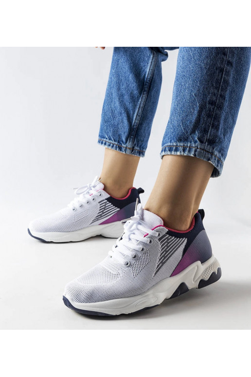 Hvide og marineblå Galatee...