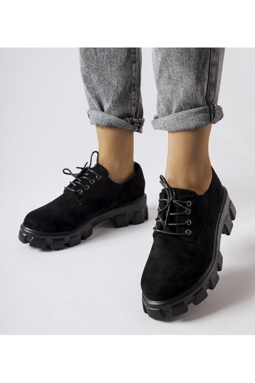 Sorte Cloutier flade sko