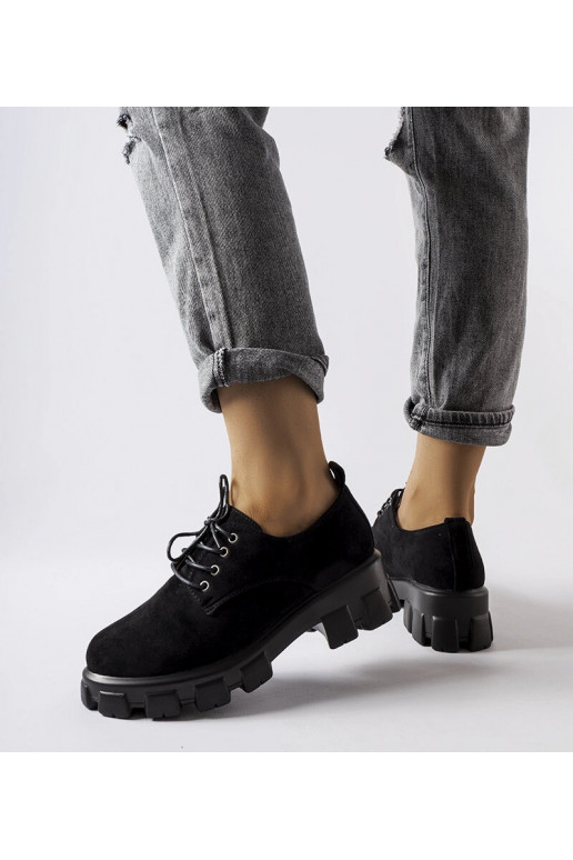 Sorte Cloutier flade sko