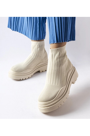 Beige high top sneakers Marks 2