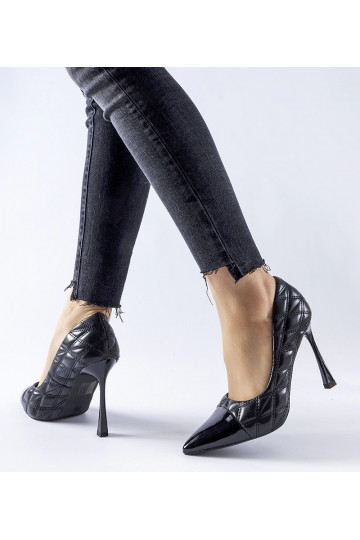 Sorte quiltede Benito hæle 2