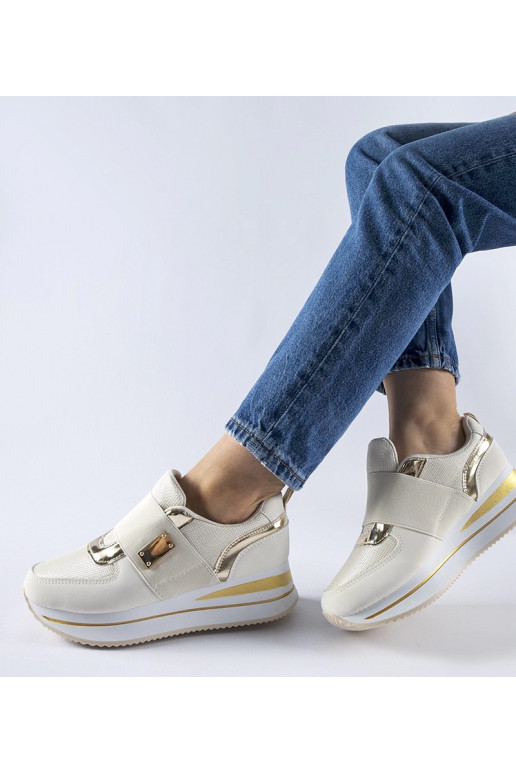 Beige Sages Slip-On Platform Sneakers