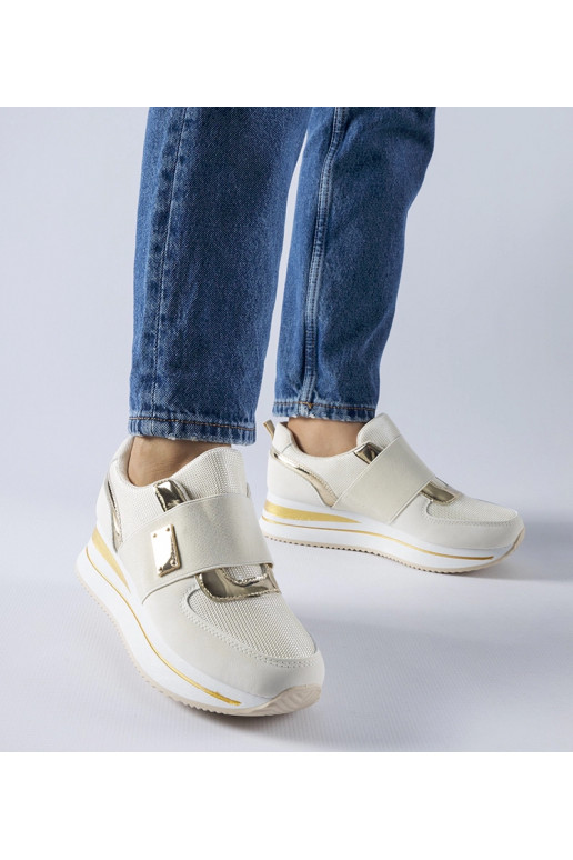 Beige Sages Slip-On Platform Sneakers
