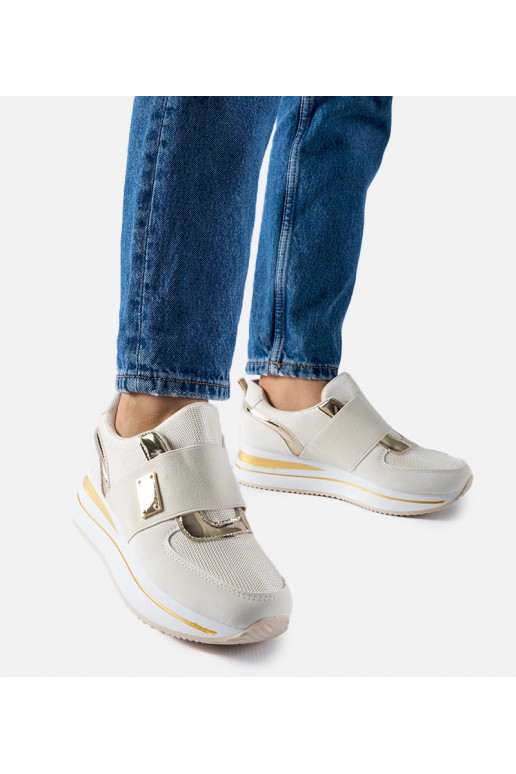 Beige Sages Slip-On Platform Sneakers