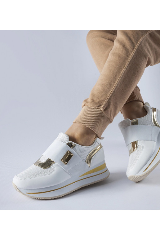 Sages White Slip-On Platform Sneakers