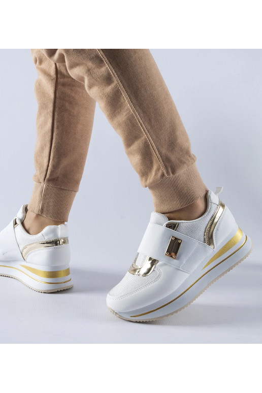 Sages White Slip-On Platform Sneakers