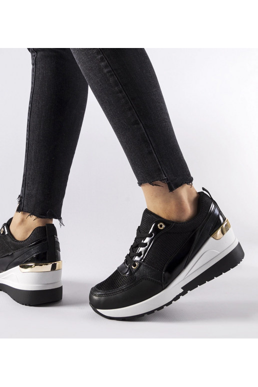 Sorte Gauvin wedge sneakers