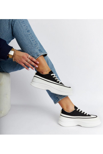 Sorte Plesio platform sneakers