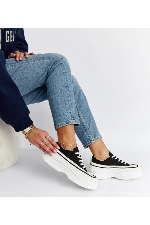 Sorte Plesio platform sneakers