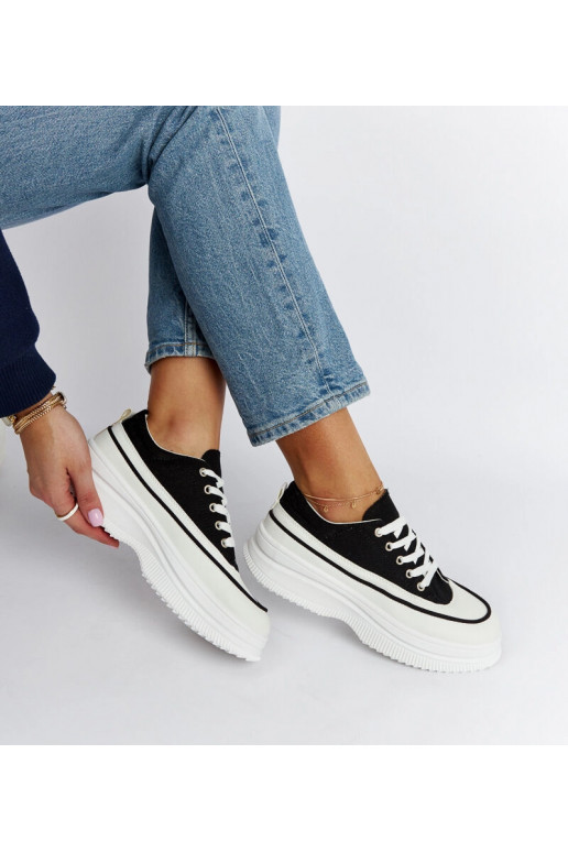 Sorte Plesio platform sneakers