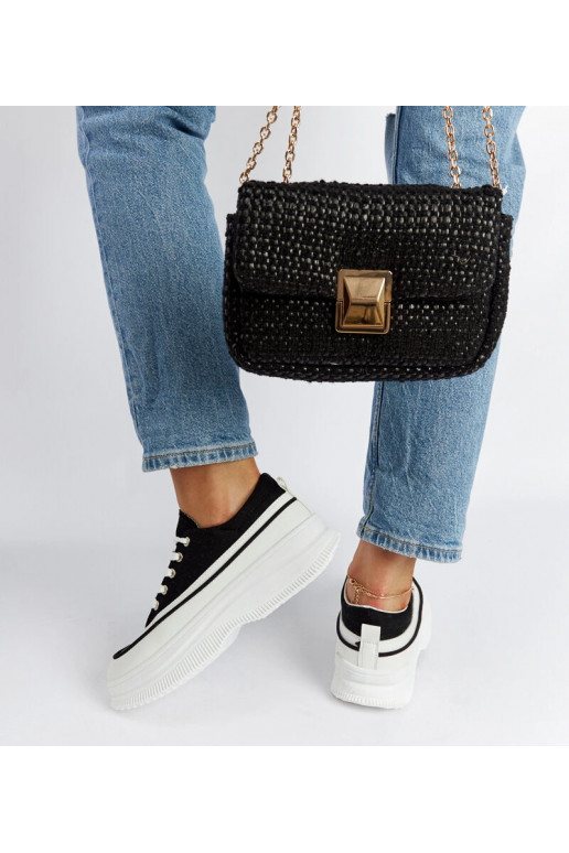 Sorte Plesio platform sneakers