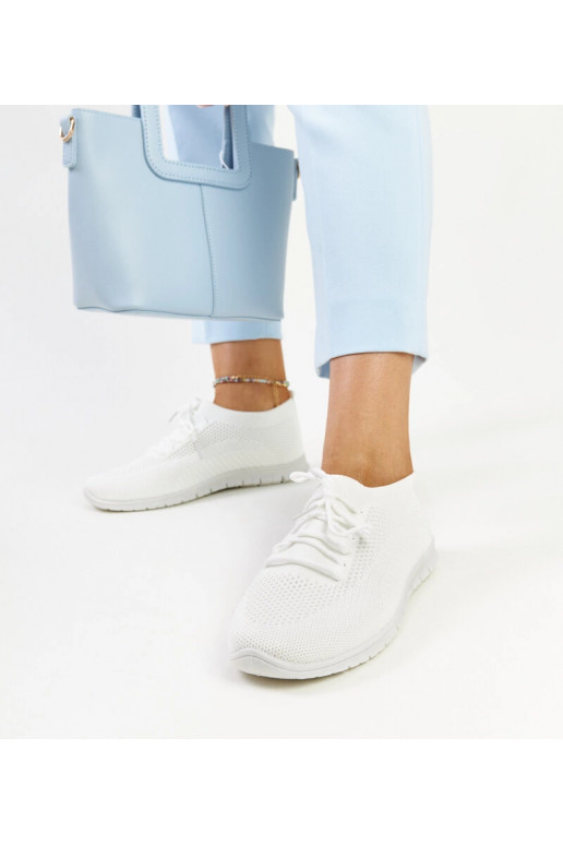 Zahira sneakers i hvidt stof