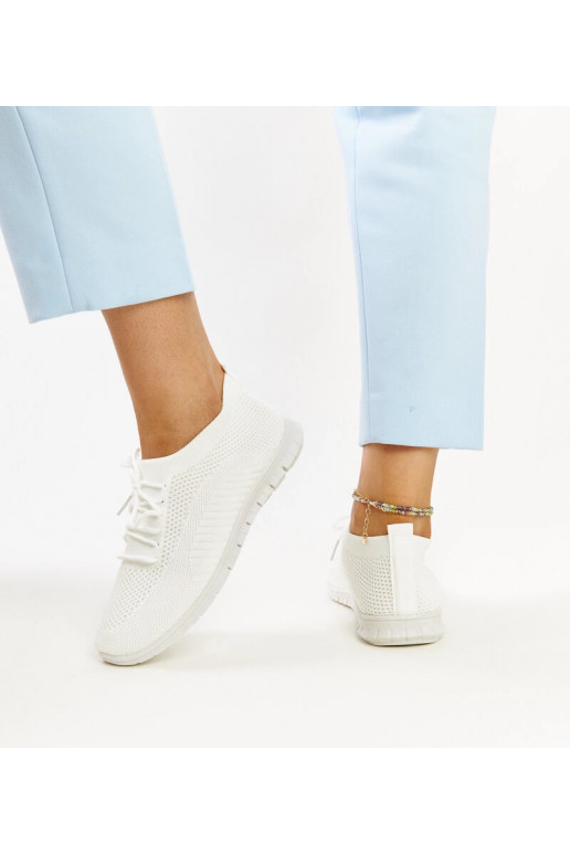 Zahira sneakers i hvidt stof