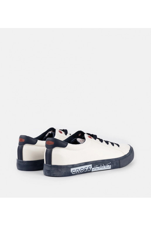 Hvide og marineblå herre CROSS JEANS...