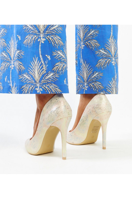 Serranillos guld metallisk læder...