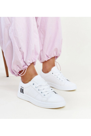 Hvide damesneakers sneakers...