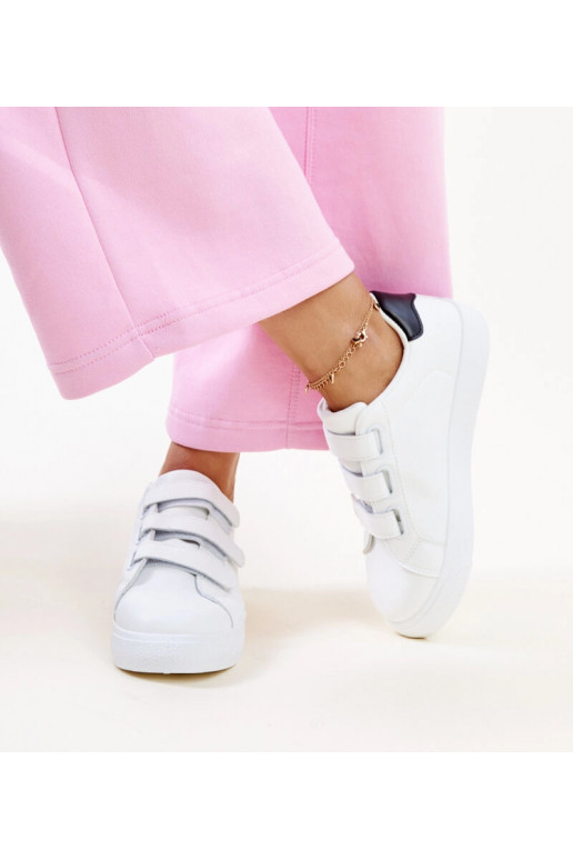 Sorte og hvide Samala velcro sneakers