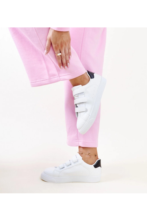 Sorte og hvide Samala velcro sneakers