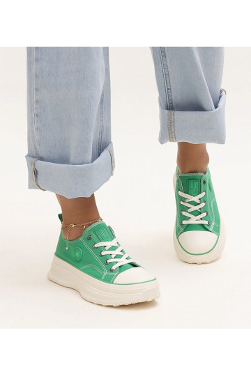 Grønne chunky sneakers Big...