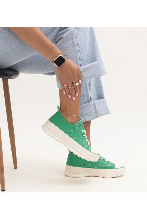 Grønne chunky sneakers Big Star NN274130