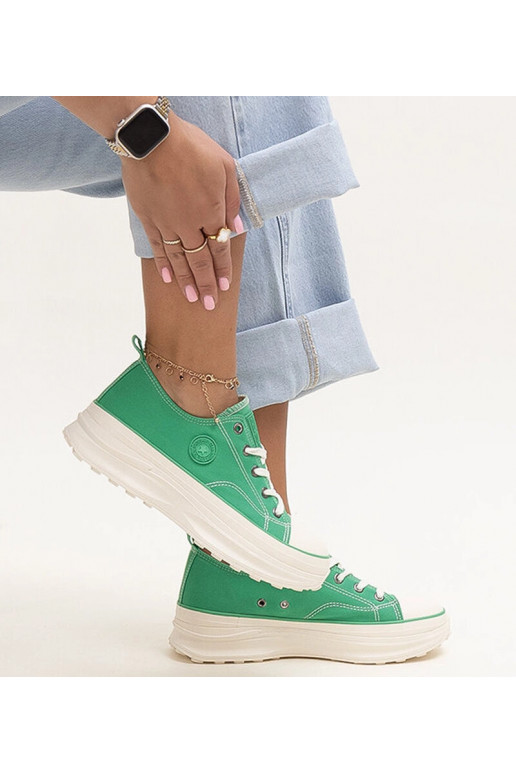 Grønne chunky sneakers Big Star NN274130