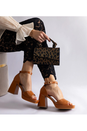 Brune Isolina sandaler med... 2