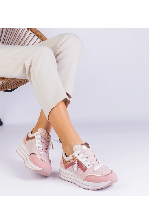 Pink platform sportssneakers...