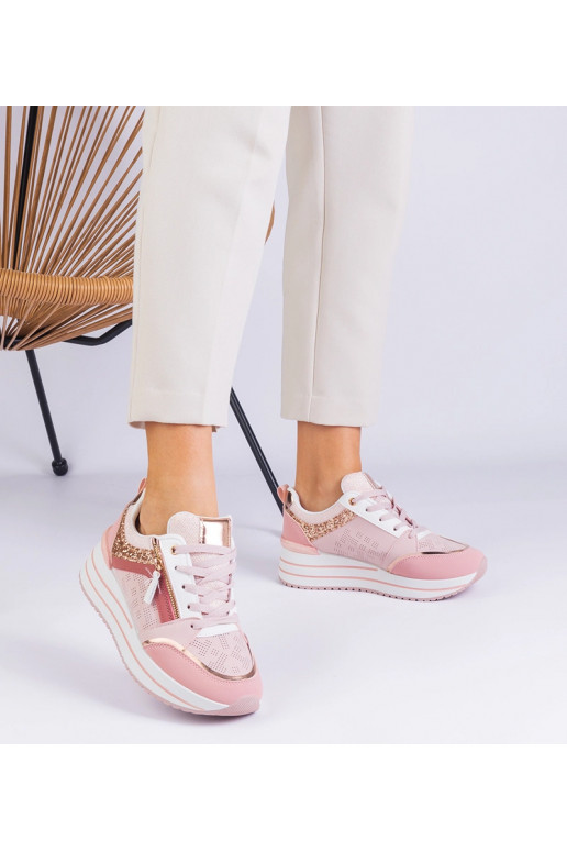 Pink platform sportssneakers...