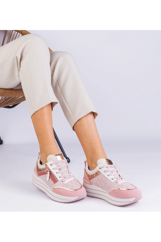 Pink platform sportssneakers...