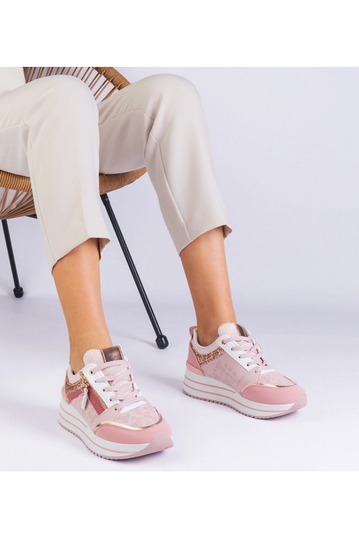 Pink platform sportssneakers...