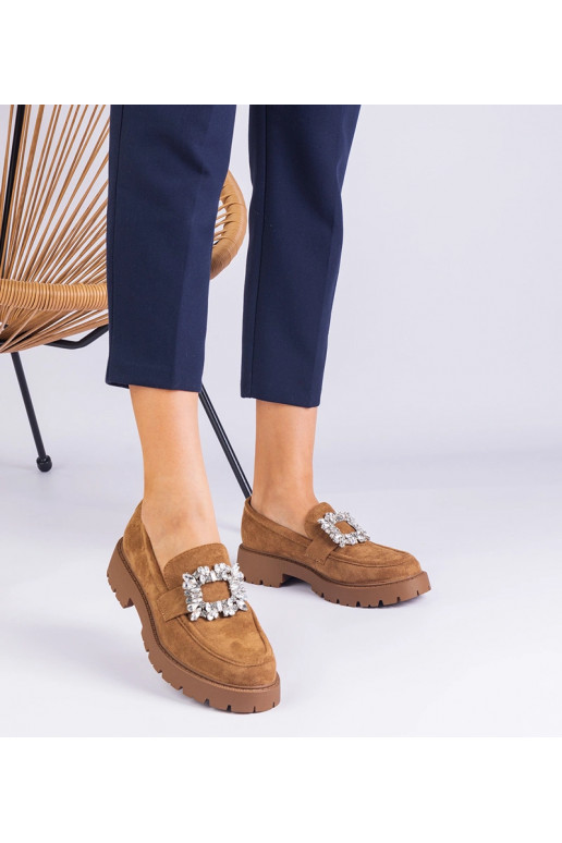 Brune damemoccasiner lavet af...