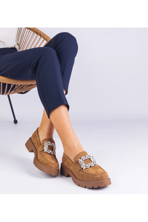 Brune damemoccasiner lavet af...