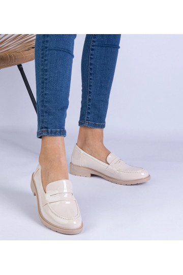 Beige lak damesko Eledia 2