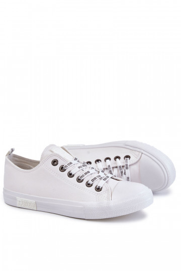 Heren leren sportschoenen Big Star KK174052 witte kleur 2