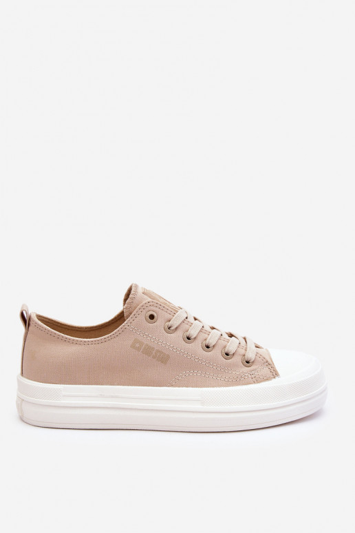 Laag met veters Sneakers Big Star LL274969 beige