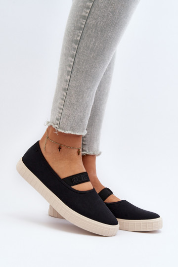Dames schoenen Big Star NN274603 zwarte kleur 2