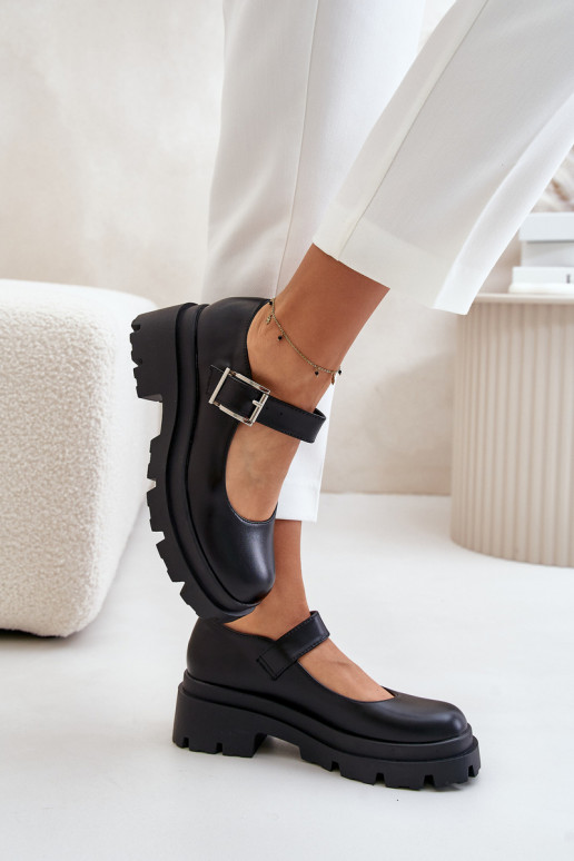 Dames schoenen met gespen zwarte... Dames schoenen met gespen zwarte...