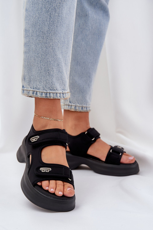 materiaal LichtgeInicht sandalen met platform zInart Deniffia
