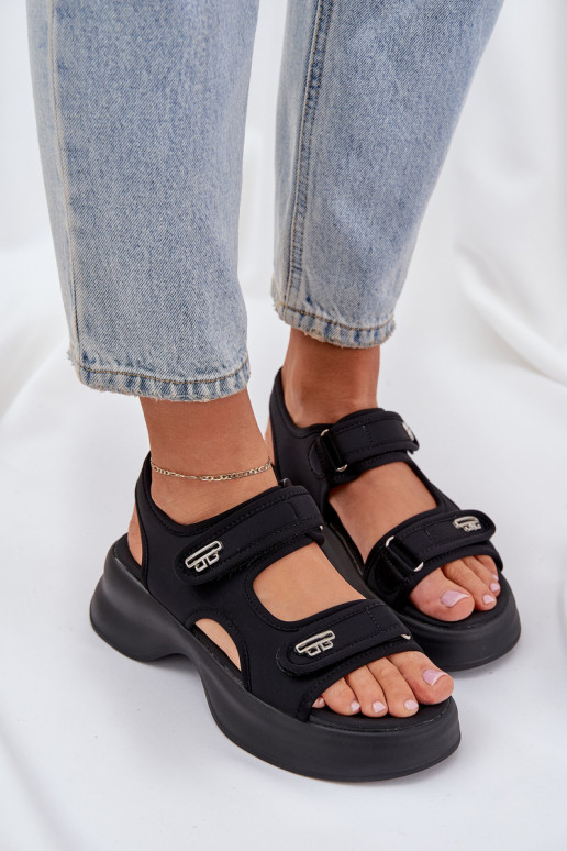materiaal LichtgeInicht sandalen met platform zInart Deniffia