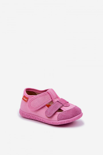 Slippers Milami Kinderen met zelfklevende bevestigingsmiddelen roze Reathiana