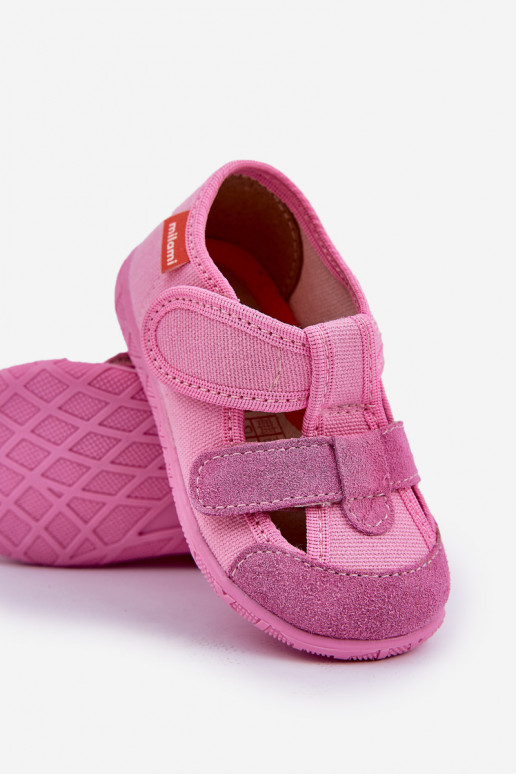 Slippers Milami Kinderen met zelfklevende bevestigingsmiddelen roze Reathiana Slippers Milami Kinderen met zelfklevende bevestigingsmiddelen roze Reathiana