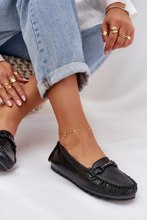 gelijk aan Leer Mocassins met ornamenten S.Barski LR51-547 zInart