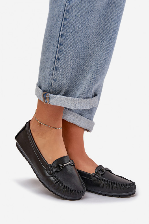 gelijk aan Leer Mocassins met ornamenten S.Barski LR51-547 zInart