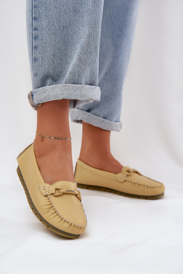 gelijk aan Leer Mocassins met ornamenten S.Barski LR51-547 geel 2